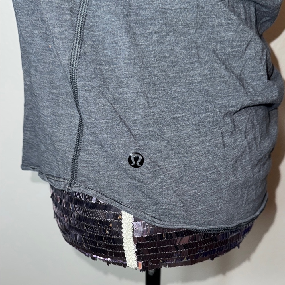 Lululemon Sleeveless V-Neck Top - Charcoal Gray - Picture 6 of 7